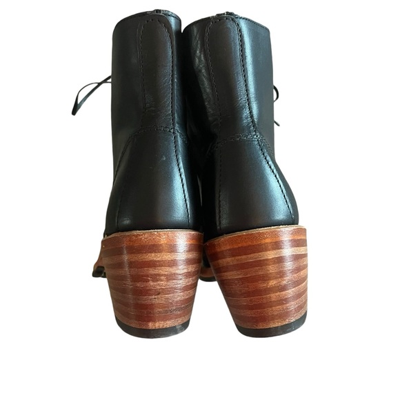 Red Wing Clara Boot 3405 Women’s Heeled ankle height black burgundy leather 7B - Picture 5 of 13